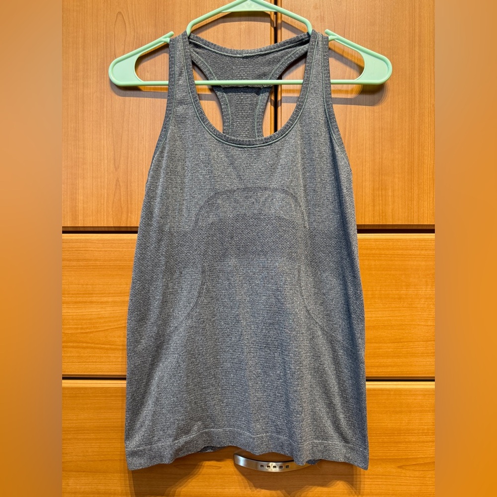 Lululemon Athletica Gray Racerback Tank Top